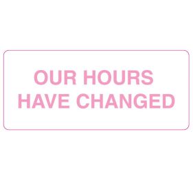 BCI WINDOW-CLEAR-HOURS-1000 Labels