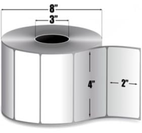 AirTrack® 4x2 TT-NP Barcode Label