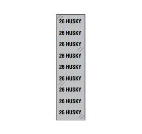 BCI WSH26 Labels