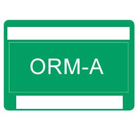 Other Regulated Material Barcode Label O21 Shipping Labels