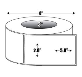 AirTrack E23470-COMPATIBLE Barcode Label