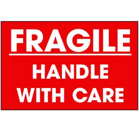 Packing Fragile Shipping Labels