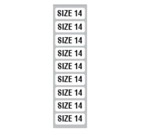 BCI WSSHT6 Labels