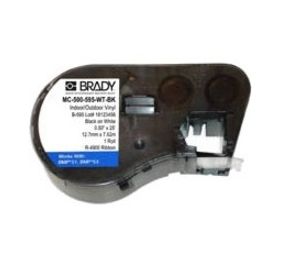 Brady MC-500-595-WT-B Barcode Label