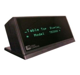 Logic Controls TD3000-BK Customer Display