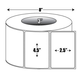 BCI TT450250P Barcode Label