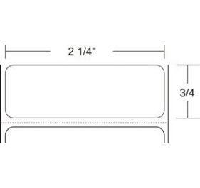 Zebra 800622-075-R Barcode Label