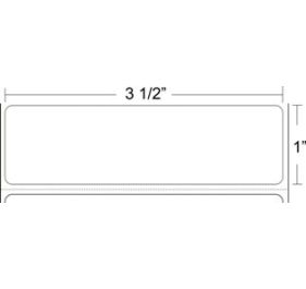 SATO 54SX01010-R Barcode Label