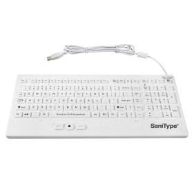 WetKeys Washable and Sanitype Medical Keyboards KBSTRC105SPB-W Keyboards