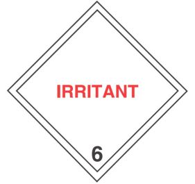 Warning D14 Shipping Labels