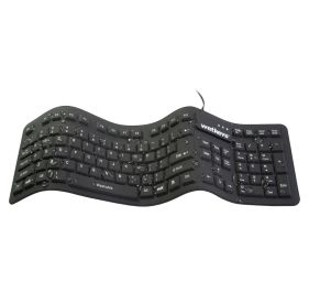 WetKeys Washable and Sanitype Medical Keyboards KBWKFC106-BK Keyboards