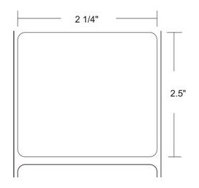 Zebra 72277-R Barcode Label