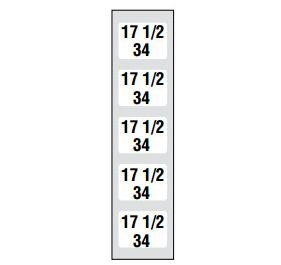 BCI SSCS-1836 Labels