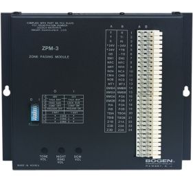 Bogen ZPM-3 Public Address Equipment