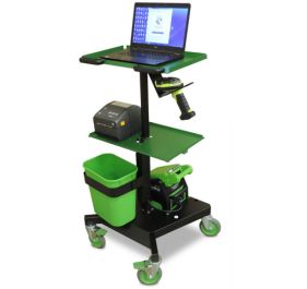 Newcastle Systems LT Series Industrial Powered Laptop Mobile Cart