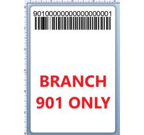 BCI DEXTER-4X6-LPN-901 Barcode Label
