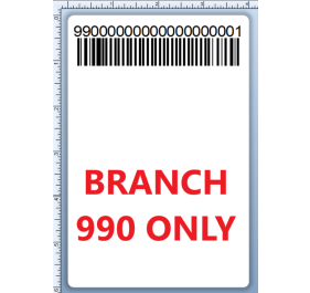 BCI DEXTER-4X6-LPN-990 Barcode Label