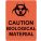 Warning Biohazard Shipping Labels