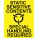 Warning A5 Shipping Labels