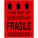 Caution CA27 Shipping Labels