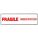 Printed Tape Fragile Shipping Labels