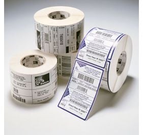 Zebra 10037158-R Barcode Label