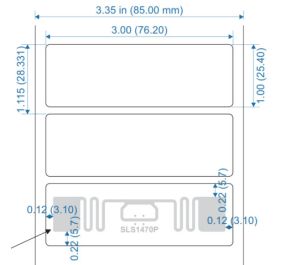 SLS RFID 10020291-SLS RFID Label