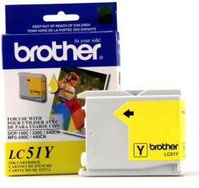 Brother LC51Y InkJet Cartridge
