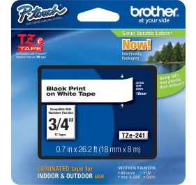 Brother TZE241 Barcode Label