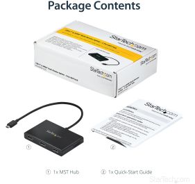 StarTech MSTCDP123HD Cables, Connectors, and Adapters