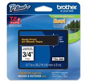 Brother TZE344 Barcode Label
