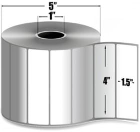 AirTrack 4x1.5 TT-P 1inch core Barcode Label