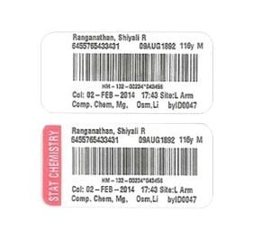 Zebra 10025346 Barcode Label