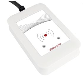 Elatec TWN4 MultiTech 2 -PI RFID Desktop Reader with HID iClass (White) RFID Reader