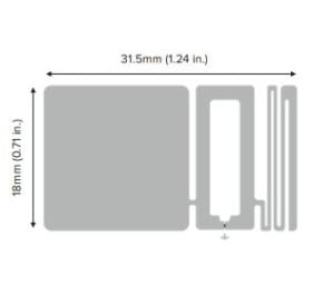 Zebra 10026781 RFID Label