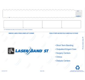 Zebra Laserband ST Wristbands