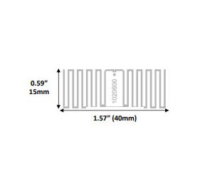 Zebra BoingTech BT0600 RFID Inlay