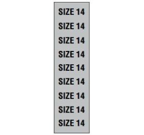 BCI WSS2X Labels