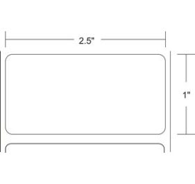 AirTrack AiRD-25-1-5500-3 Barcode Label