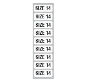 BCI WSSHT16 Labels