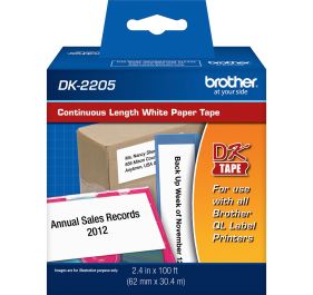 Brother DK2205 Barcode Label