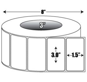 AirTrack® AiRT-3-15-3600-3-R Barcode Label