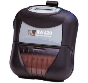 Zebra R4A-0UBA010N-00 Portable Barcode Printer