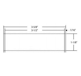 Zebra 10013639-R Barcode Label