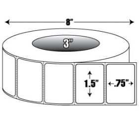 AirTrack AiRT-15-075-7500-3 Barcode Label
