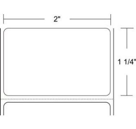 Zebra 10017573-R Barcode Label