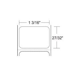 Zebra 10009522 Barcode Label