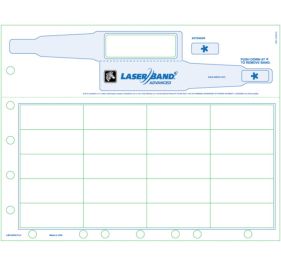 Zebra LB2-ADULT-L2-BLU Wristbands