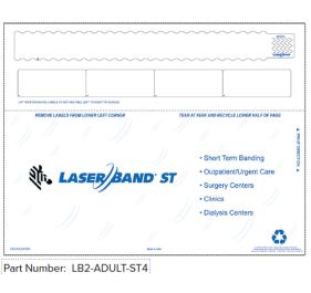 Zebra LB2-ADULT-ST4 Wristbands