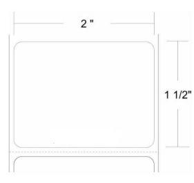 Zebra 10015773-R Barcode Label